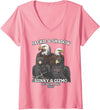 Jackie and Shadow Bald Eagle Family Tee Womens Jackie And Shadow Sunny And Gizmo Big Bear Lake 2025 V-Neck T-Shirt - Pink