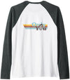 JKLM Smokey Bear Officially Licensed Raglan Baseball Tee - size chart