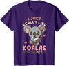 I Just Really Like Koalas Ok? Kids Koalas Koala Bear Australian T-Shirt - As Pictured