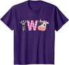 Funny Cow Mom And Dad Birthday Family Tees Second Birthday Girl Cow Farm, 2nd Birthday Cow 2 Toddler T-Shirt - Purple