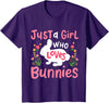 Kids Bunny Rabbit T-Shirt in Purple