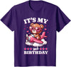 2 Year Old Girl Plane Birthday Party Kids Designs Kids 2nd Birthday Girls Airplane Birthday Party Teddy Bear Plane T-Shirt - Purple