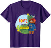 The Adventures of Paddington Love from Bear Kids T-Shirt - Purple