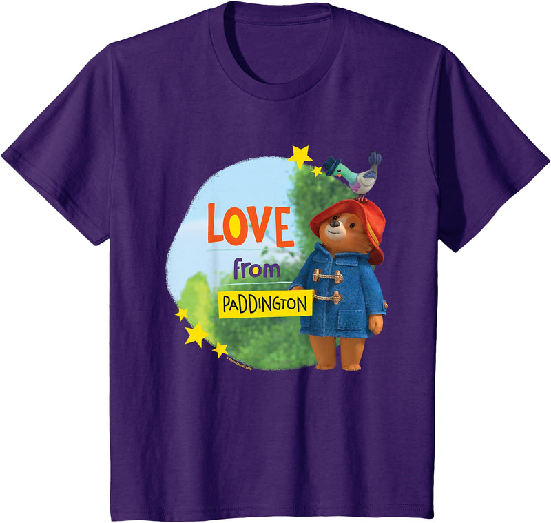 The Adventures of Paddington Love from Bear Kids T-Shirt - Purple