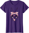 Happy Easter Bunny Easter Eggs Rabbit Easter Rabbit T-Shirt in Purple