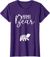 Awesome Matching Family Outfits Baby Bear - Mama Mommy New Mom Pregnancy Announcement Gift T-Shirt - Purple