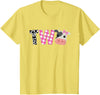 Funny Cow Mom And Dad Birthday Family Tees Second Birthday Girl Cow Farm, 2nd Birthday Cow 2 Toddler T-Shirt - Lemon Yellow