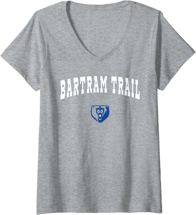 Womens Bartram Trail High School Bears V-Neck T-Shirt