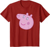 Peppa Pig Mummy Pig Head Shot T-Shirt - Cranberry Red