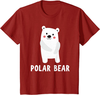 Cute Animal Shirts For Kids Co Polar Bear Shirt Boys Girls Cute Polar Bear Gift T-Shirt