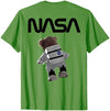 NASA Astronaut Teddy-Bear Worm Logo T-Shirt - size chart