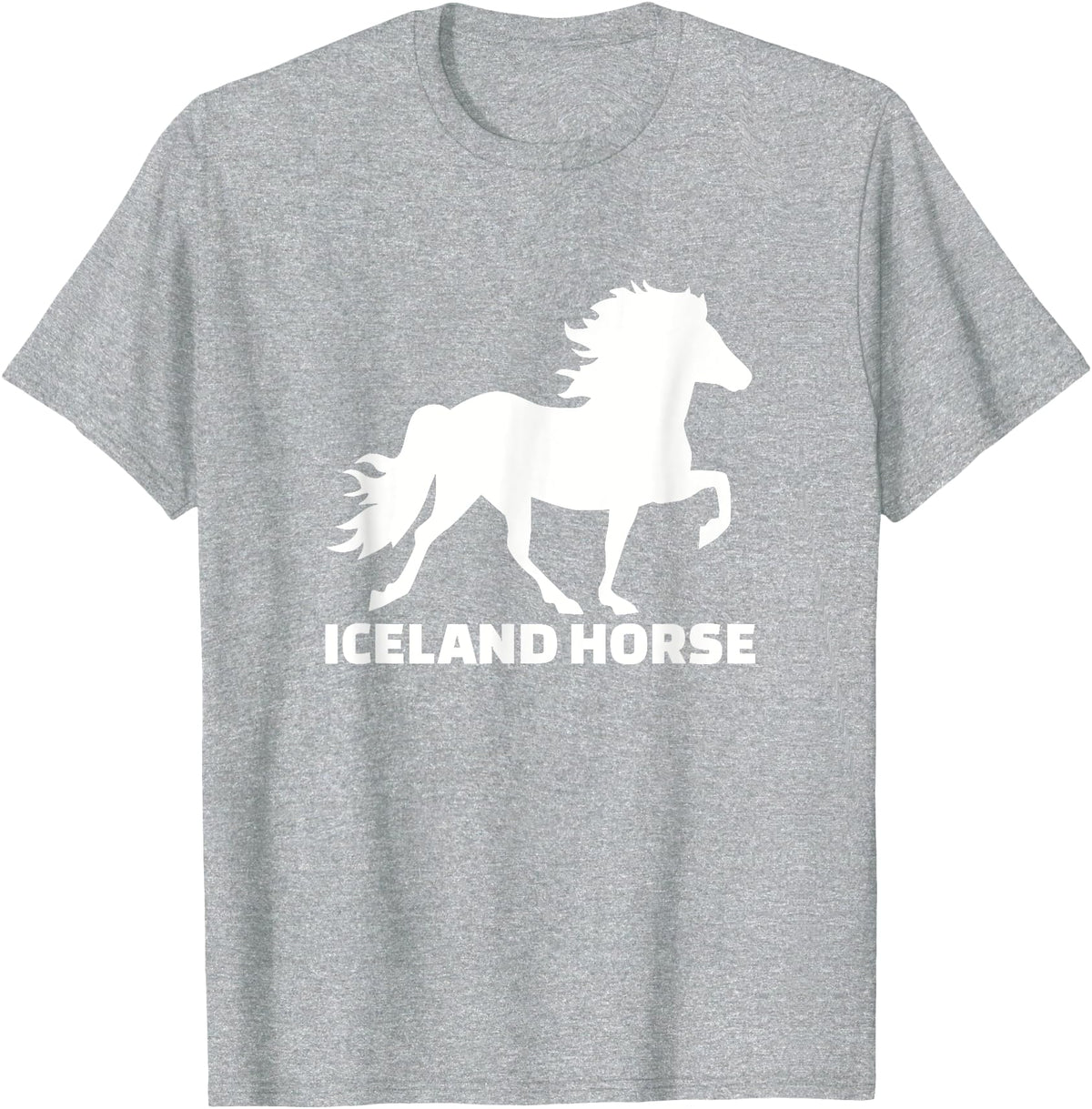 Icelandic horse gifts Icelandic horse T-Shirt - Heather Grey