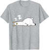 Sleeping Animals Tees And Gifts Llama Sleeping Tired Llama Pajama Love Llamas T-Shirt - Heather Grey