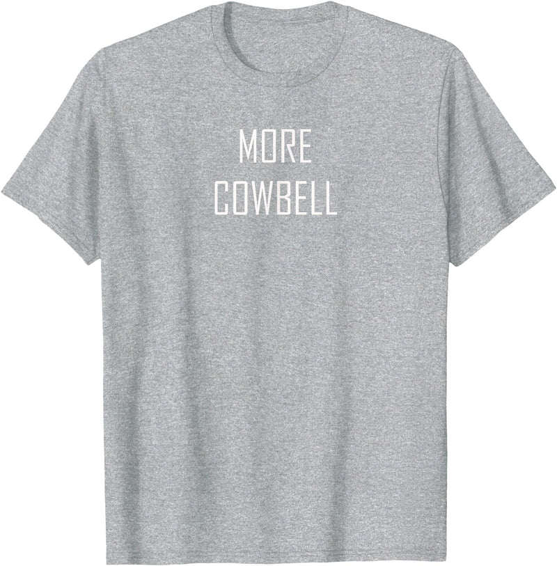 Mint Chip Productions More Cowbell Tee T-Shirt - Heather Grey