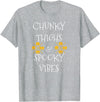 Chunky Thighs and Spooky Vibes Scary Halloween Costume Thick Thighs and Spooky Vibes T-Shirt - Heather Grey