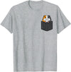 Guinea Pig Shirts For Men Women Kids Gift Guinea Pig Pocket Funny Cavy Rodent Animal Men Women Kids T-Shirt - Heather Grey