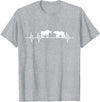 Day Trading Gifts Stocks Stock Trader Bull Bear Heartbeat Trading T-Shirt - Heather Grey
