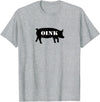 Bear Daddy Oink Pig Play Funny Gay Men's T-Shirt T-Shirt - Heather Grey