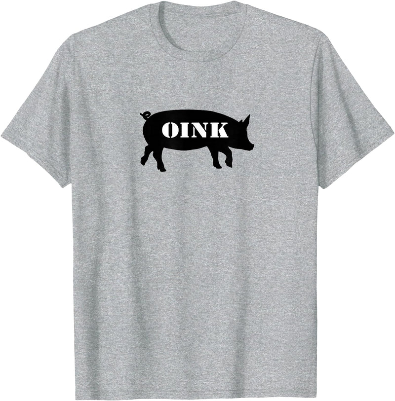 Bear Daddy Oink Pig Play Funny Gay Men's T-Shirt T-Shirt - Heather Grey