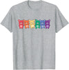 Cute Animals Lgbtq+ Pride Month Rainbow Flag Pride Month Lgbtq Rainbow Pig T-Shirt - Heather Grey