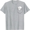 Niedliche Eisbär-Geschenke Polar Bear in Bag Funny Polar Bear in Bag T-Shirt - Heather Grey