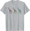 Niki Giraffes T-Shirt - Heather Grey