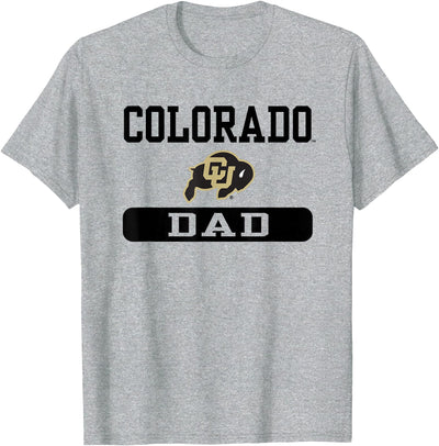 Cow Elite Authentics Colorado Buffaloes Dad Logo Officially T-Shirt