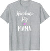 Angry Ant Graphics - Kunekune Pig Gifts Kune Kune Pig Gift for Women - Kunekune Pig Mama T-Shirt - Heather Grey