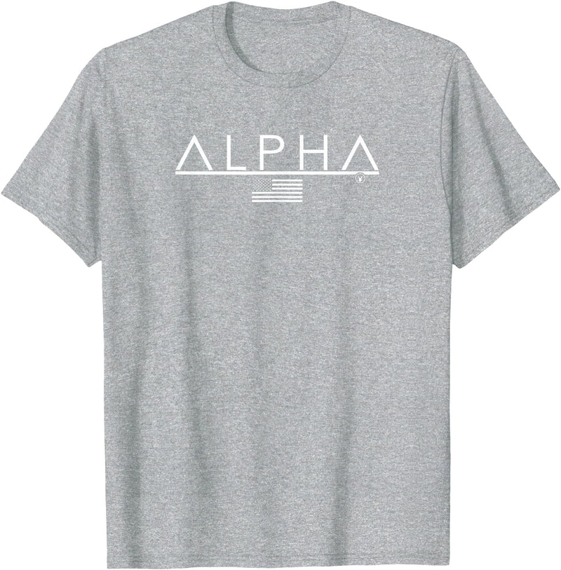 Alpha Gym Rabbit Workout Bodybuilding Fitness T-Shirt in Heather Grey
