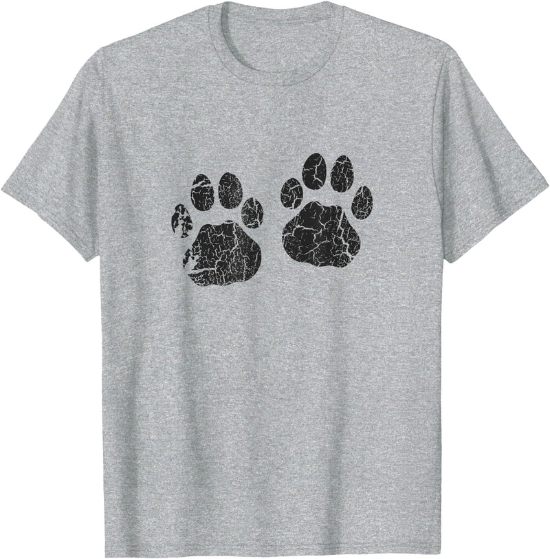 Vintage Mountain Lion Clothing Mountain Lion Distressed Print - Vintage Mountain Lion T-Shirt - Heather Grey