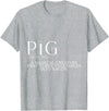 Bacon FH Pig, A Magical Creature That Turns Vegetables Into Bacon --- T-Shirt - Heather Grey