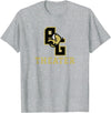Buffalo Gap High School, Swoope, VA 24479 Buffalo Gap High School Bison Theater T-Shirt - Heather Grey