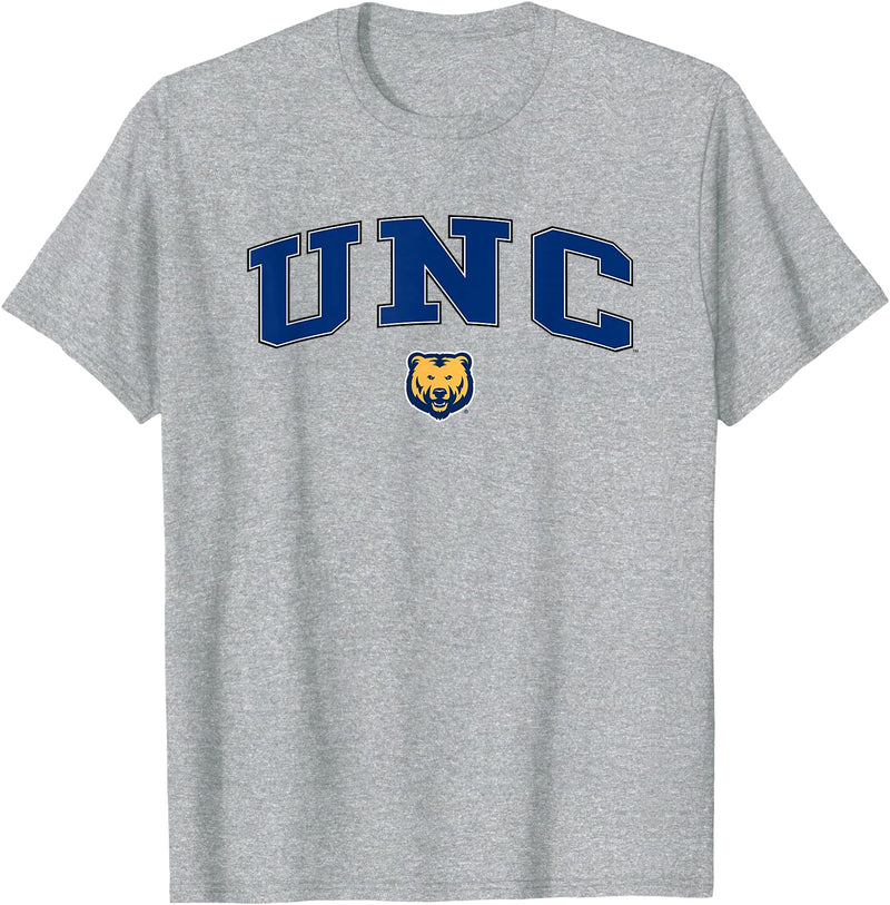 Elite Authentics Northern Colorado Bears Arch Over Officially Licensed T-Shirt - Heather Grey