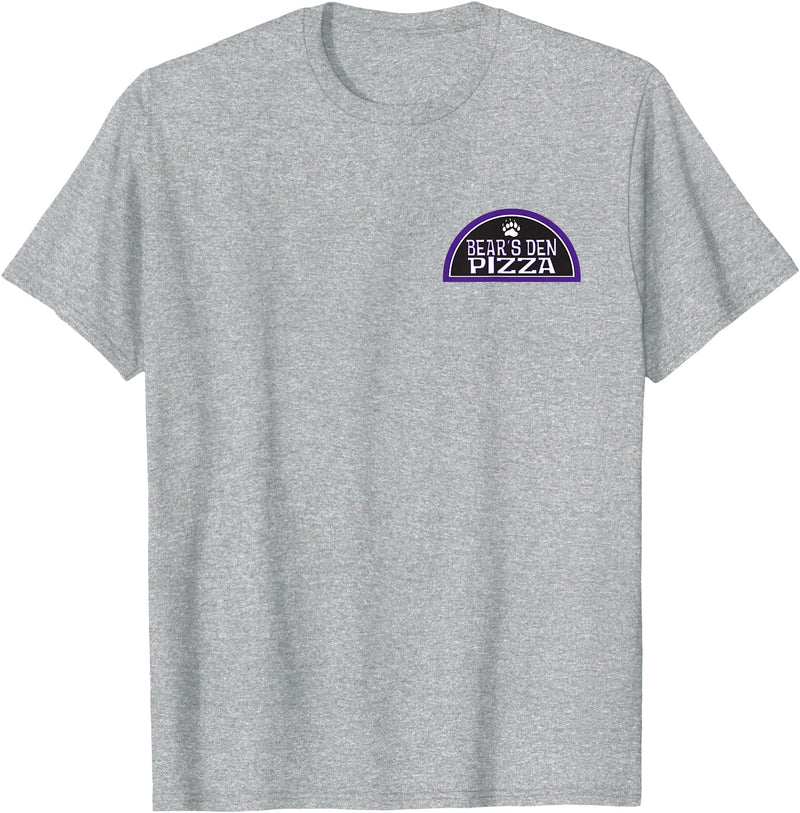 BDP Bears Den Pizza Employee Shirt T-Shirt - Heather Grey