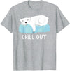 Eisbär Klimawandel Geschenkidee Funny Polar Bear North Pole Polar Bear Love Climate Change T-Shirt - Heather Grey