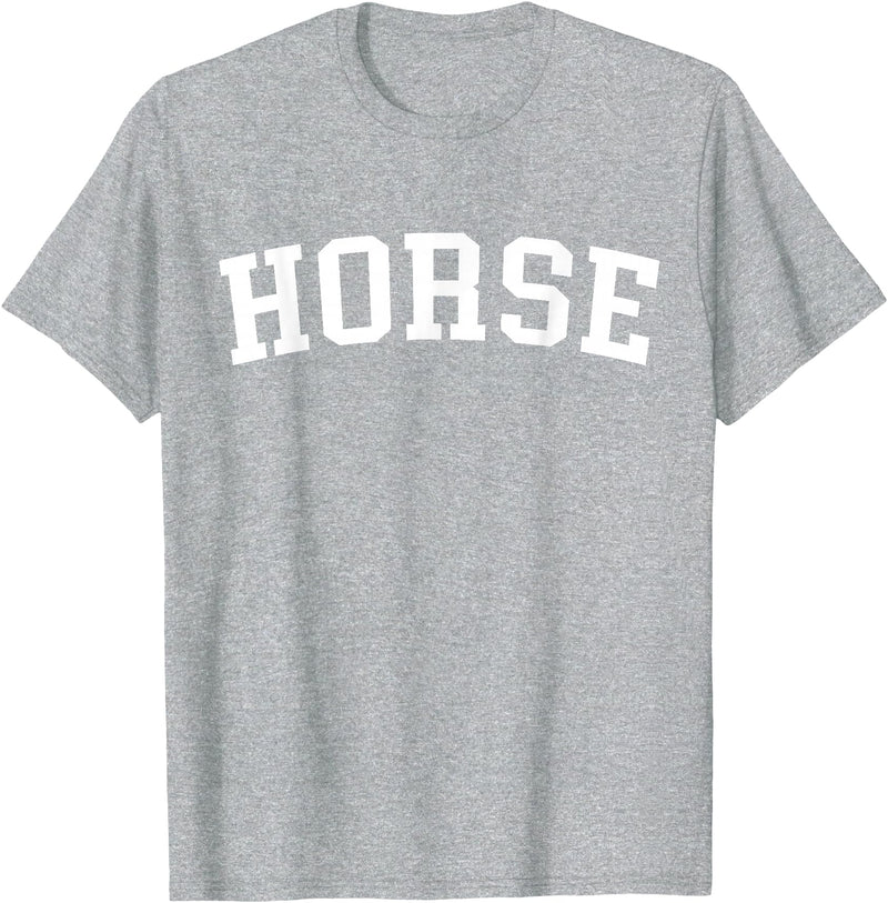 Horse - Style Horse T-Shirt - Straight - Heather Grey