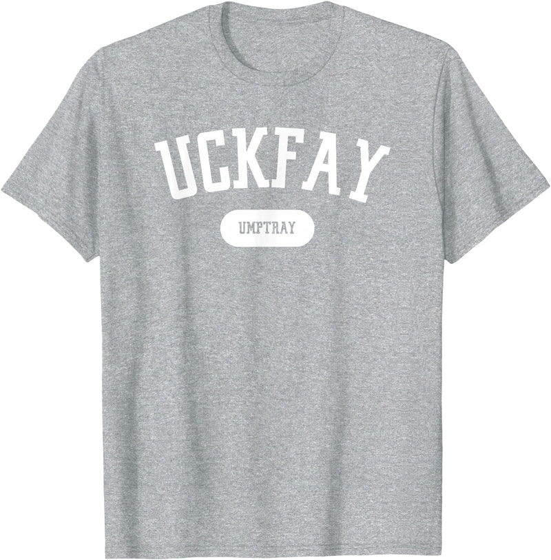 Freedom 4 All Apparel Co. Subtle Resistance Uckfay Umptray Pig Latin 8647 Funny T-Shirt - Heather Grey