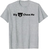 EatShirts Big Bear Chase Me Shirt Funny T-Shirt - Heather Grey