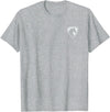 Majestic Horse Graphic Classic Horse Logo T-Shirt - Heather Grey