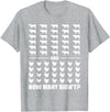 Funny Chicken and Cows Riddle 30 Cows and 28 Chickens How Many Didn't Funny Riddle Meme T-Shirt - Heather Grey