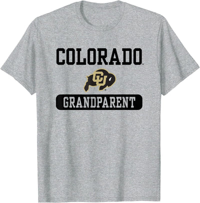 Cow Elite Authentics Colorado Buffaloes Grandparent Logo T-Shirt