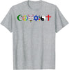 Bear In The Cloud Coexist T-Shirt - Heather Grey