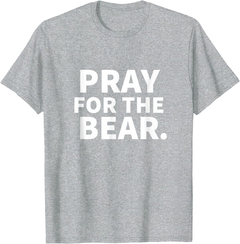 Pray For The Bear Zag Pray For The Bear T-Shirt - Heather Grey