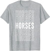 Horses Apparel Horses T-Shirt - Heather Grey