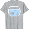 Fish aquarium T-Shirt - Heather Grey
