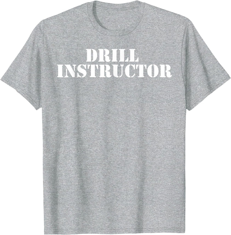 Military Drill Instructor Shirt Boot Camp Tee T-Shirt - Heather Grey