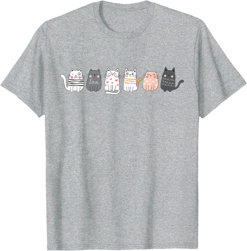 CATS T-Shirt - Heather Grey