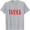The Spanish Cow Toxica Funny Spanish Toxic Mexican T-Shirt - Heather Grey