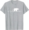 bear heartbeat t shirt Bear Heartbeat T-Shirt T-Shirt - Heather Grey