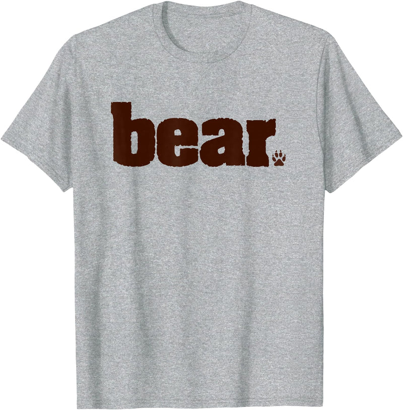 Drag & Gay Merch BEAR Manly Men Gay Pride Queer Tshirt T-Shirt - Heather Grey
